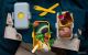 MONBENTO Tresor Collection - dwupoziomowy lunchbox dla dzieci w kolorze musztardowym