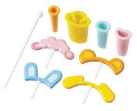 Ozdobne wykałaczki, pikery 9 elementów - przebrania dla zwierzątek