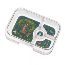 Wymienna wkładka z 4 przegródkami do Yumbox Panino - Forest