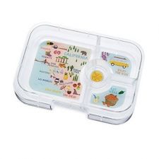 Wymienna wkładka z 4 przegródkami do Yumbox Panino - Route 66