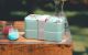 Dwupoziomowy lunchbox MONBENTO Original Collection - Flower Matcha (edycja limitowana)