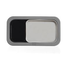 MONBENTO Silicase - szary, czarny pojemnik do MB Original