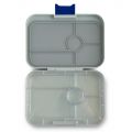 Duży lunchbox z 5 przegródkami - Yumbox Tapas Flat Iron Grey (wkładka bez ilustracji)