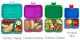 Duży, szczelny lunchbox z 4 przegródkami - Yumbox Tapas Antibes Blue Flamingo