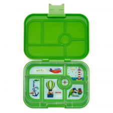 Yumbox Classic Cilantro Green lunchbox dla dzieci z 6 przegródkami