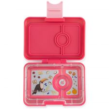 Yumbox Mini Snack minilunchbox z przegródkami dla dzieci - Lotus Pink
