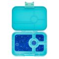 Duży lunchbox z 4 przegródkami - Yumbox Tapas Antibes Blue Zodiac