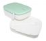 Dwupoziomowy, japoński lunchbox o pojemności 1,3 litra - widelec i przegródka w zestawie - Pepermint