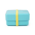 Japoński, dwupoziomowy bento box o pojemności 0,9 litra Rectangle - Light Blue
