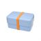 Japoński, dwupoziomowy bento box o pojemności 0,9 litra Rectangle - Serenity Blue