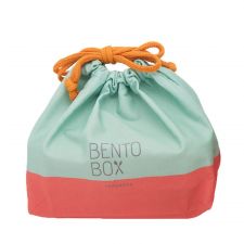 Torebka ozdobno-ochronna na lunch box - TAKENAKA mint-coral