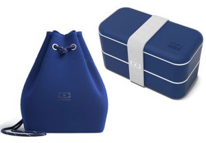 Zestaw lunchbox Monbento Original Navy + torba termiczna