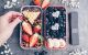 Zestaw Blush: Lunch box Monbento Original + ozdobna torebka + pojemniczki na sosy
