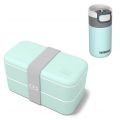 Zestaw "I love matcha" lunchbox Monbento Original Matcha + kubek termiczny Kambukka Etna 300 ml