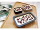 Zestaw Lunchbox Monbento Original Litchi + zestaw 3 foremek/przegródek