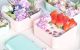 MONBENTO Square Collection Litchi - pastelowo różowy lunchbox