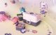 MONBENTO Tresor Bunny - różowo-fioletowy bento lunchbox dla dzieci