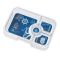 Duży, szczelny lunchbox z 4 przegródkami - Yumbox Tapas Nevis Blue