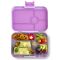 Duży lunchbox z 5 przegródkami - Yumbox Tapas Lila Purple