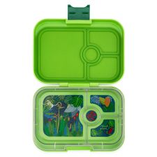 Yumbox Panino Congo Green - lunchbox z 4 przegródkami dla dzieci