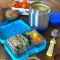 Termos obiadowy Yumbox Zuppa 420 ml - Aqua + łyżka w zestawie