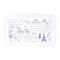 Bento box Takenaka Expanded Double 1,15 litra - Paris White