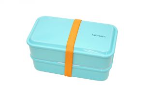 Bento box Takenaka Compact Double 1,25 litra - Light Blue