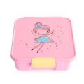 Duży lunch box dla dzieci z 3 przegródkami - śniadaniówka Littlelunchbox Fairy