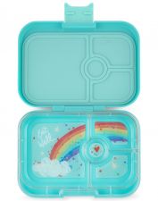 Yumbox Panino Misty Aqua lunchbox dla dzieci z 4 przegródkami