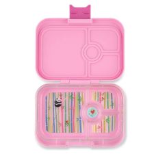 Yumbox Panino Power Pink Panda lunchbox dla dzieci z 4 przegródkami