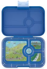 Yumbox Tapas True Blue - duży lunchbox z 4 przegródkami