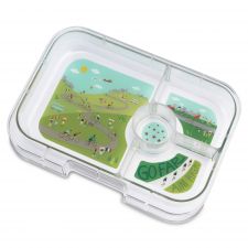 Wymienna wkładka z 4 przegródkami do Yumbox Panino - Bike Ride