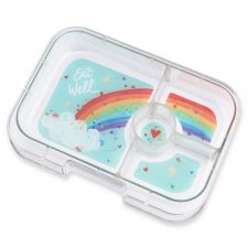 Wymienna wkładka z 4 przegródkami do Yumbox Panino - Rainbow