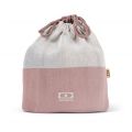 Duża torebka MONBENTO Pochette Natural Flamingo L - ozdobna i ochronna