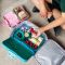 Zestaw 3 okrągłych, silikonowych pojemniczków do lunchboxów Yumbox - Yellow