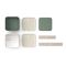 MONBENTO Square Natural Green lunch box 1,7 litra (Made in France)