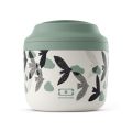 MONBENTO Element NEW Birds - termos obiadowy ze stali nierdzewnej - pojemnik termiczny na żywność 550 ml
