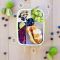 Lunchbox z 5 przegródkami i sztućcami w zestawie - Eseasons 5 Green 1,3 listra