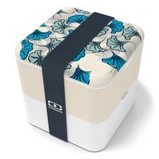 MONBENTO Square Blue Wax lunch box 1,7 litra (Made in France)