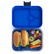 Yumbox Panino Neptune Blue szczelny lunchbox dla dzieci z 4 przegródkami