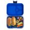 Yumbox Panino Neptune Blue szczelny lunchbox dla dzieci z 4 przegródkami
