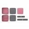 MONBENTO Square blush - bento lunch box 1,7 L (Made in China)