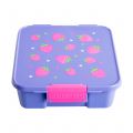 Littlelunchbox bento 3 Strawberry - lunchbox z przegródkami dla dzieci