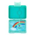 Yumbox Mini Snack minilunchbox z 3 przegródkami dla dzieci - Misty Aqua