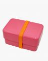 Japoński, dwupoziomowy bento box o pojemności 0,9 litra Rectangle -  Power Pink