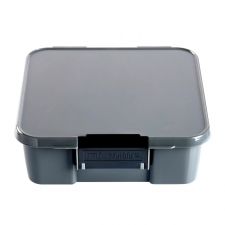 Littlelunchbox bento 3 Ash Grey - bento  lunch box z przegródkami dla dzieci