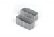 Zestaw 2 silikonowych pojemniczków do Little Lunch box'ów Rectangle - Grey