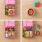 Omiebox lunchbox z termosem - bento z przegródkami dla dzieci 1,35 litra - Pink Berry