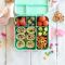 Littlelunchbox bento 3+ Mint DIY 1,3 litra - bento lunch box z 3, 4 lub 5 przegródkami dla dzieci