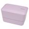 Bento box Takenaka Expanded Double Lavender 1,15 litra + widelec i przegródka w zestawie